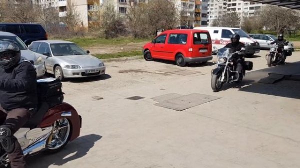 Honda Run, Honda VTX 1800,Suzuki Boulevard 1800