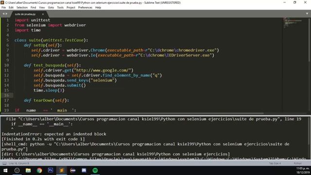 Cap #29 | Curso Python con Selenium | Creando un Suite de pruebas смотреть онлайн