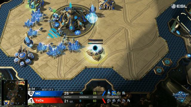 MC vs. YoDa (PvT) - Quarterfinal - WCS Europe 2014 Season 3 - StarCraft 2 смотреть онлайн