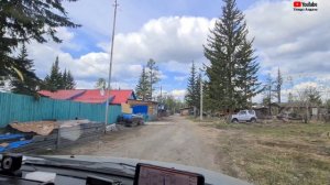 Саха Якутия. пос.СОЛНЕЧНЫЙ. 2 июня 2023. ул. Бамовская . 1 часть.