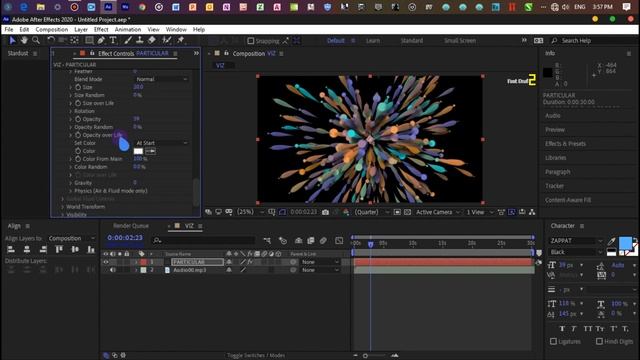 Trapcode Particular Audio React After Effects Tutorial смотреть онлайн