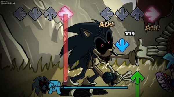 Lord X Cycles Encore VS Friday Night Funkin + WIP Sonic.EXE Cover Chart (FNF MOD)