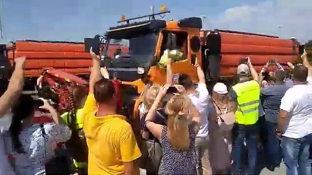 Открытие участка трассы М-4 "Дон" в обход Павловска и села Лосево смотреть онлайн