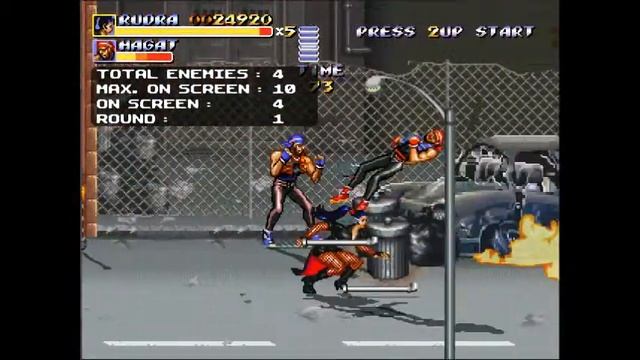 Gangs of Fury (Streets of Rage Mod) Stage 1 Walkthrough смотреть онлайн