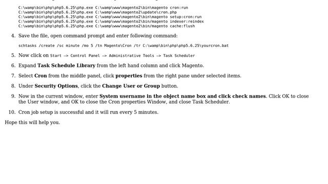 Magento: How can I setup cron job in Wamp Windows? (2 Solutions!!) смотреть онлайн