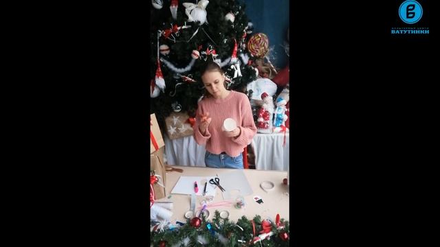 Мастер-класс "Забавный снеговик" смотреть онлайн