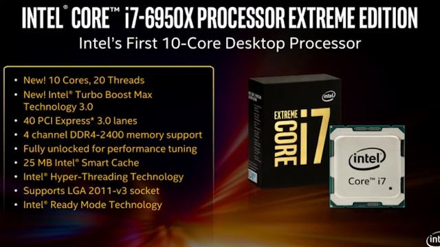 Обзор новых процессоров Intel Core I7 на микроархитектуре Broadwell-E