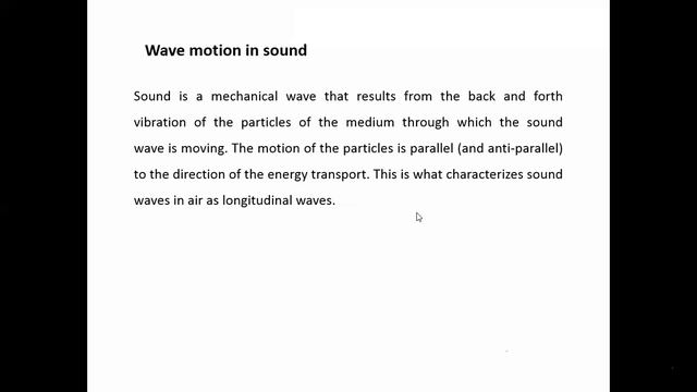 Wave motion & Sound waves смотреть онлайн