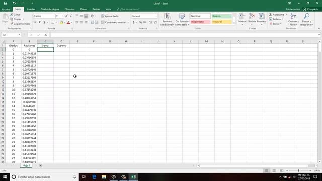 Graficando Seno y Coseno en Excel y no morir en el intento!!! смотреть онлайн