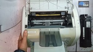 Выдает ошибку: в принтере открыта передняя крышка или отсутствует картридж с тонером, HP 1020 и др.