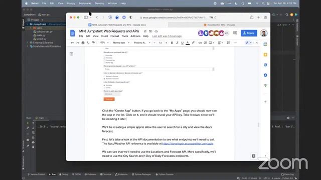 MasseyHacks: JumpStart Workshop - Web Requests and APIs смотреть онлайн