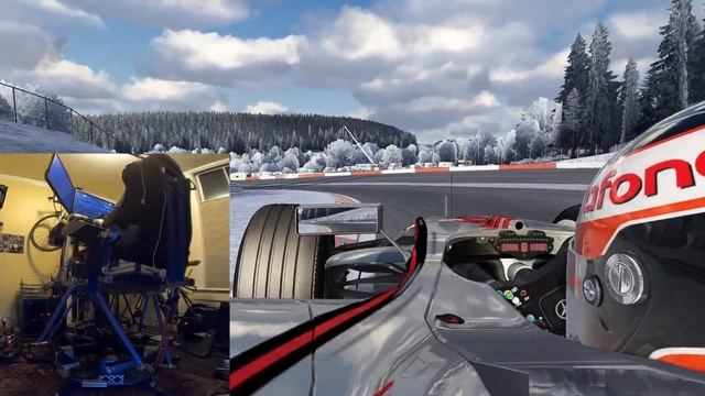 6DOF Motion Sim - McLaren F1 at Spa смотреть онлайн