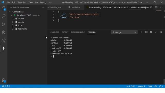 MongoDB Tutorial For Beginners #6 - Create and Drop Databases смотреть онлайн