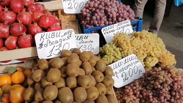 Анапа сегодня. Цены на рынке по Промышленной ??????? смотреть онлайн