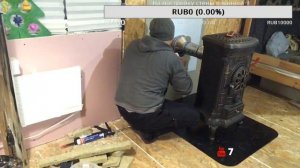 Монтирую дымоход своими руками в Сип доме.??? Донат ⬇️