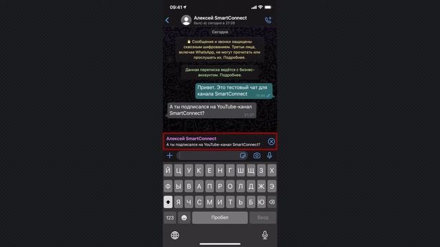 Как в WhatsApp ответить на конкретное сообщение смотреть онлайн