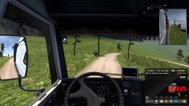 Euro Truck Simulator 2 Суровая Россия рейс на Маз 5340 смотреть онлайн