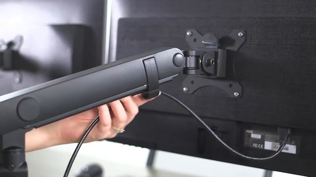 STAND-V102BB Articulating dual monitor mount by VIVO смотреть онлайн