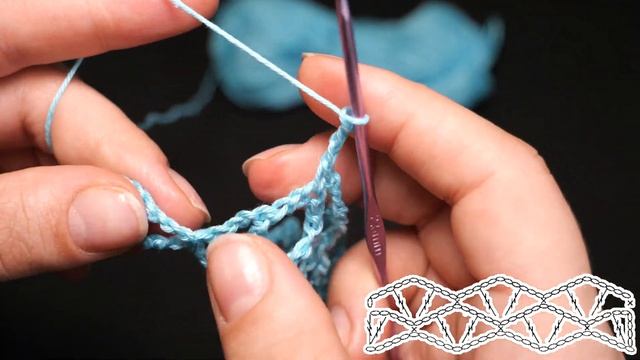 Цветочная сетка крючком ? Lace Flower Crochet Stitch
