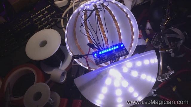 Animated LED Ball - DIY Project смотреть онлайн
