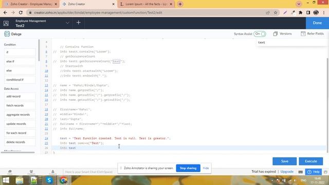 Change Date format using deluge, how we can use zoho creator functions in deluge - Rahul Bindal смотреть онлайн