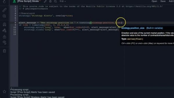 TradingView Pine Script Tutorial Setting up Alerts!