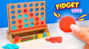 Как сделать настольную игру Собери 4 своими руками  Игра для двоих