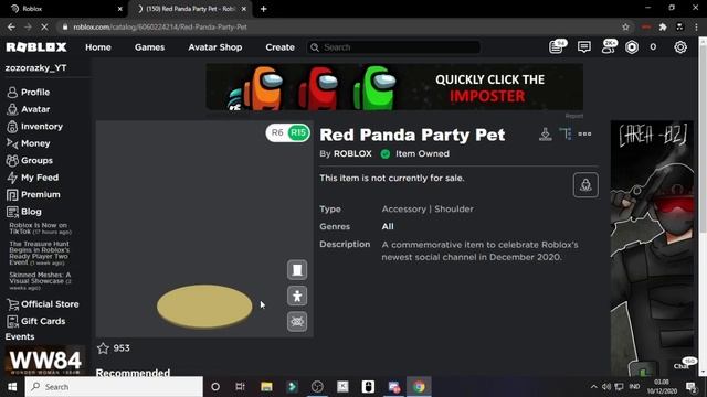 [PROMO CODE] CARA MENDAPATKAN RED PANDA PARTY PET | ROBLOX INDONESIA смотреть онлайн