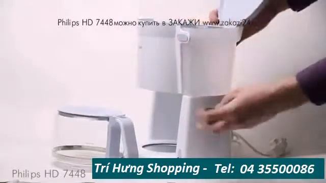 Pha cà phê Philips HD 7448 - LH 04 35500086 - 0973083666 смотреть онлайн
