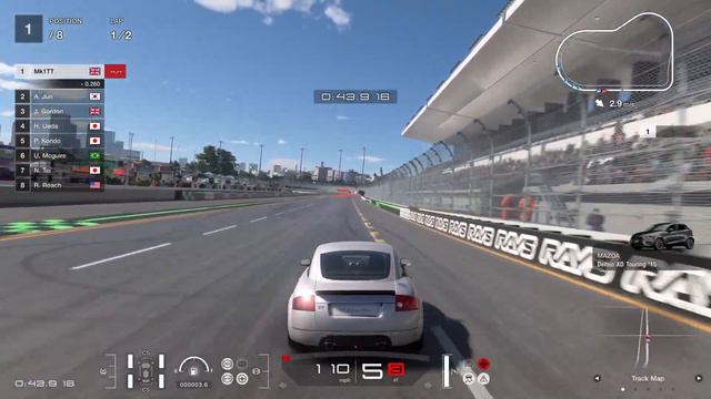 Gran Turismo 7 Audi TT 3.2 clip смотреть онлайн