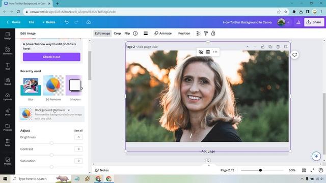 How To Blur Background In Canva (Canva Blur Background Tutorial) смотреть онлайн