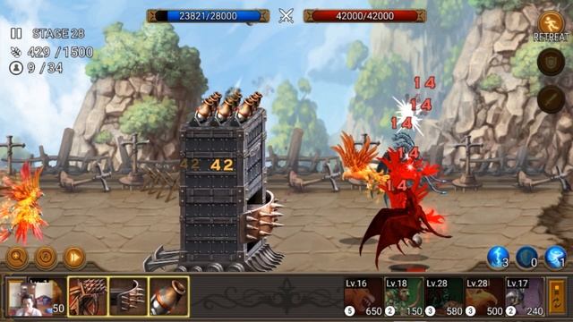 Battle Seven Kingdoms : Kingdom Wars 2 | Rebellion Level 1 | Stage 26 - 30 Walkthrough смотреть онлайн