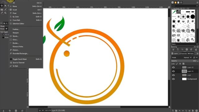 Gimp Tutorial:How to make best logo design In gimp 2.10 | gimp logo design @logotutorial011 смотреть онлайн