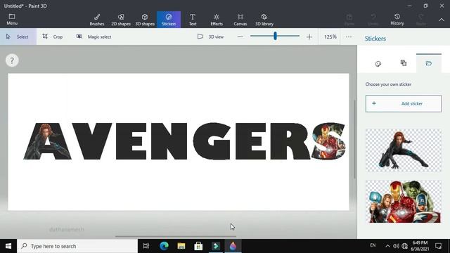 How to Create 3D Text In Paint 3D | How to Put Image Inside 3D Text смотреть онлайн