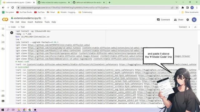 How to Install any AUTOMATIC1111 Web UI Extension on Stable Diffusion Google Colab смотреть онлайн