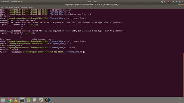 How to use Command Line Arguments in C | Executing a C program no library included смотреть онлайн