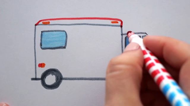 ? Krankenwagen zeichnen - How to draw an Ambulance - как нарисовать скорую помощь машину смотреть онлайн
