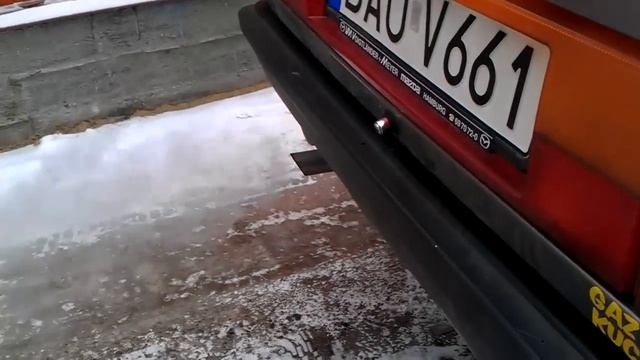 Audi 100 C3 2.3 ROST/RAT Crash Test sound without final exhaust смотреть онлайн