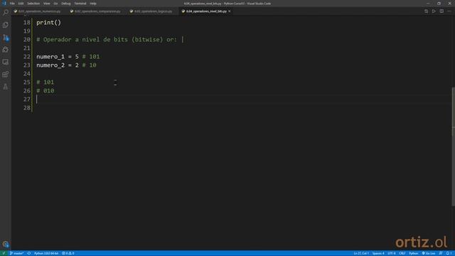 Python Curso V2: 146 Operador a Nivel de Bits (Bitwise) or смотреть онлайн