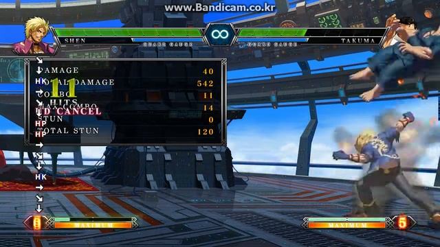 The King of Fighters XIII Steam Edition Shen practice (1) смотреть онлайн