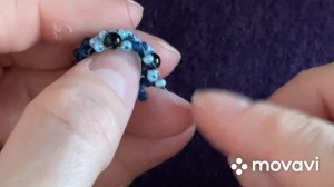 Первая часть видео. Стич амигуруми из бисера#бисероплетение #амигурумиизбисера #стич