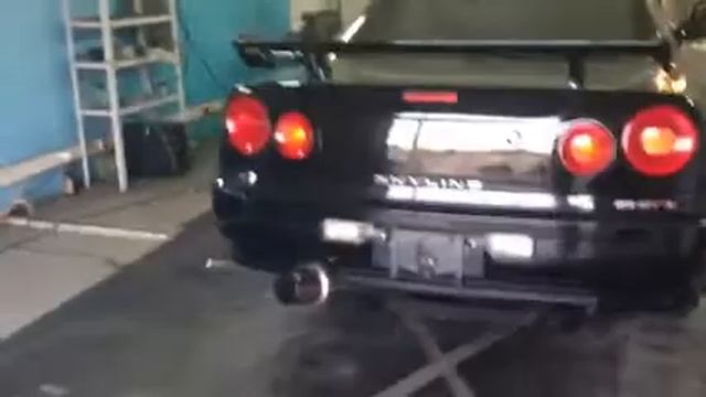 Skyline RB26DETT DYNO Streetracing Haltech смотрим график