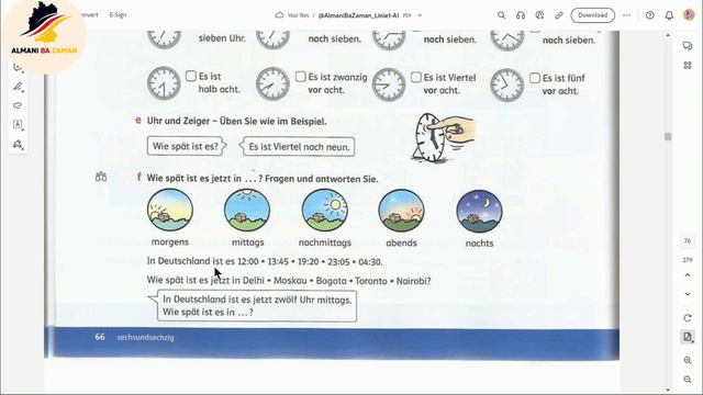 درس 1 فصل 5، آموزش زبان آلمانی به فارسی از پایه با کتاب Linie1 A1