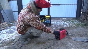 Бензиновый генератор CHAMPION GG3300, подключаем сварочный инвертор, болгарку, лобзик.