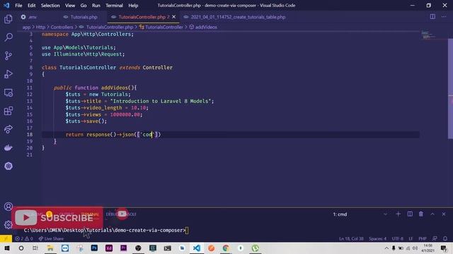 Laravel 8 - #05 - Models, Migrations & Blade Directives | SURVTECH смотреть онлайн