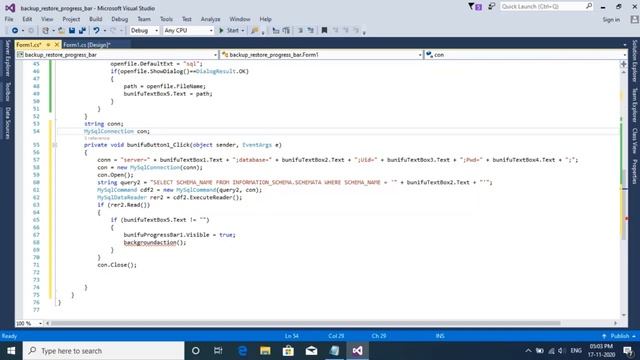 how to backup MySQL database with progress bar using c# смотреть онлайн
