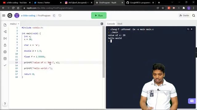 How to Print Variables in C | Format specifiers | C Programming смотреть онлайн