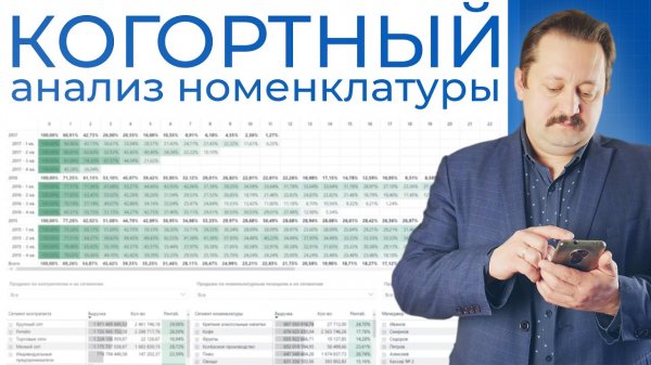 Когортный анализ номенклатуры | Поиск аномалий в Business Scanner