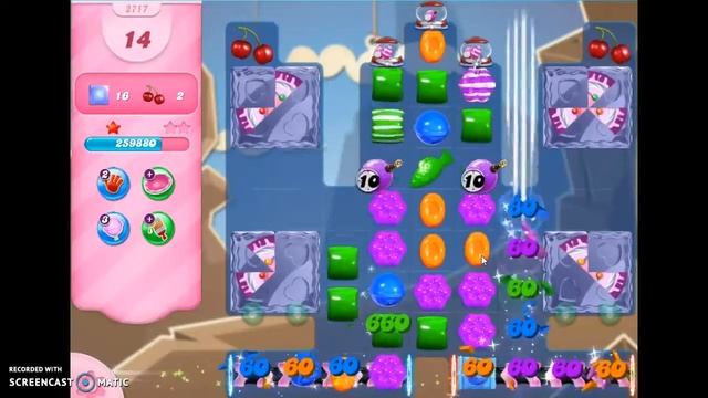 CANDY CRUSH LEVEL 2717-STARTED WITH JELLY FISH BOOST смотреть онлайн