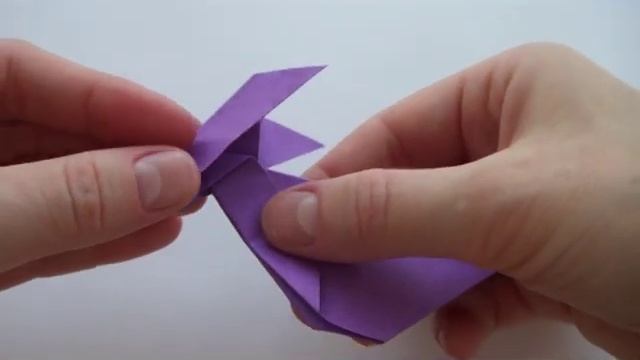 Как сделать Зайца из бумаги | Оригами Заяц | Origami Hare смотреть онлайн